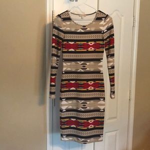 Gently Used Gianni Bini Long sleeved Dress